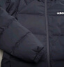adidas 戶外保暖鴨絨羽絨服男女同款秋冬阿迪達斯官方輕運動   黑色(推薦選大一碼)   M 曬單實拍圖
