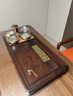 瑯庭琊坊黑檀木茶盤(pán)整塊實(shí)木茶臺帶電磁爐中式家用辦公室輕奢茶具茶托盤(pán) 茶盤(pán)100X45X4.5cm+G9 曬單實(shí)拍圖