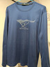 七匹狼長(cháng)袖T恤男新品春季純棉t恤衫休閑時(shí)尚奔狼男春衣圓領(lǐng)寬松打底衫 藏青（101） 純棉 XL (175) 曬單實(shí)拍圖