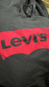 Levi's【特價(jià)來(lái)襲】李維斯情侶同款經(jīng)典寬松休閑logo套頭連帽衛衣 黑色 19622-0005 S 曬單實(shí)拍圖
