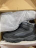 足力健艾爸爸老人鞋男冬季加絨加厚保暖棉鞋爸媽防滑健步鞋東北皮面防水雪地靴 1026大棉男款黑色 加絨 40 (250mm)鞋碼偏小 曬單實(shí)拍圖