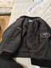 羅蒙加棉加厚立領(lǐng)夾克男保暖毛呢外套冬季中老年爸爸裝棉衣棉襖上衣 灰色 M (170) （適合90-110斤） 曬單實(shí)拍圖