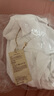 無(wú)印良品（MUJI）女式 天竺編織長(cháng)袖T恤上衣打底衫 白色5A M 曬單實(shí)拍圖