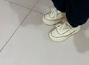 蜘蛛王女鞋厚底2025秋季商場(chǎng)同款老爹鞋女小個(gè)子增高運動(dòng)休閑小白鞋 米-卡其 37 【柔軟真皮】 曬單實(shí)拍圖