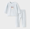 童泰（TONGTAI）寶寶秋衣套裝春秋季嬰兒衣服秋褲內衣睡衣家居服藍色90cm 曬單實(shí)拍圖