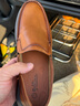 金利來(lái)（Goldlion）男鞋25年秋新款一腳蹬樂(lè )福鞋輕便舒適商務(wù)休閑鞋 黃棕42 曬單實(shí)拍圖
