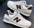 NEW BALANCE休閑鞋女鞋復古舒適夏季透氣輕便百搭運動(dòng)鞋574系列WL574RCF 37 曬單實(shí)拍圖