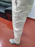 Bmuvlss輕奢男裝高檔品牌2025新款闊腿休閑褲男士寬松直筒褲男時(shí)尚潮流 米白色 L 130-150斤 曬單實(shí)拍圖