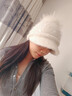 卡蒙（Kenmont）羊駝毛混紡褶皺云朵貝雷帽女2025新款顯臉小毛線(xiàn)帽秋冬堆堆帽9574 曬單實(shí)拍圖