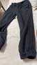 班尼路（Baleno）加絨束腳休閑褲女秋冬季新款百搭保暖加厚衛褲女士黑色運動(dòng)長(cháng)褲子 曬單實(shí)拍圖