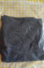 與狼共舞【垂順抗皺】夏季質(zhì)感松緊休閑褲男士休閑短褲 001黑色 52/L  曬單實(shí)拍圖