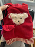 可英 GOWINBABY女童馬甲連衣裙加絨保暖2025秋冬款女寶公主裙女孩卡通紅色背心裙 紅色(包包帶子紅白隨機(jī)發(fā)） 120 （適合身高110cm-120cm） 曬單實(shí)拍圖