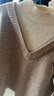 Olrain歐芮兒2025新款女裝冬季燕麥色假兩件高領(lǐng)慵懶休閑套頭毛衣 燕麥色 L 曬單實(shí)拍圖