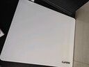 CAPERE(鎧雷)防水全鋼化光滑玻璃游戲鼠標墊加厚防滑PU底 玻璃墊pro【皓月白】490x420x6mm速度型 曬單實(shí)拍圖
