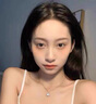 KLUCK老鳳凰金店款氣質(zhì)白貝母扇形項鏈女夏925銀小裙子鎖骨鏈貝殼吊 銀色 曬單實(shí)拍圖