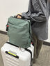 海格林Hedgren 2025年新款耐用雙肩包通勤休閑大容量背包男女款 HSTG03 Duck Green 水鴨綠 曬單實(shí)拍圖