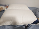 康爾馨枕芯 希爾頓100s五星級酒店羽絨枕A類(lèi)95%白鵝絨枕頭 單只 74*48cm 曬單實(shí)拍圖