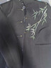 嘉曄（JIAYE）新中式西裝外套男小眾設計感中國風(fēng)西服感立領(lǐng)上衣墊肩中山裝 黑色【綠竹】 L 曬單實(shí)拍圖