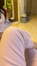 安莉芳宋軼同款絨暖系搖粒絨睡衣套裝女家居服 顯瘦款-淡紫色LIL L  曬單實(shí)拍圖