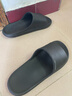 稻草人拖鞋男速干居家用情侶浴室洗澡防滑戶(hù)外穿靜音降噪女涼拖 黑44-45 曬單實(shí)拍圖
