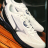 美津濃（MIZUNO）25新款緩震回彈跑步競速訓練鞋運動(dòng)鞋 WAVE RC 03/白色/藍色/淺灰色 42.5 (275mm) 曬單實(shí)拍圖