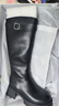 百麗騎士靴女25冬新商場(chǎng)同款真皮厚底高筒靴E6A1DDG5 黑色-單里 38 曬單實(shí)拍圖