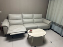 顧家家居（KUKA）零靠墻現代簡(jiǎn)約電動(dòng)功能皮沙發(fā)客廳6196【柔空白】三人位2電動(dòng) 曬單實(shí)拍圖