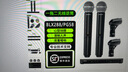 SHUREBLX24/288 sm58/beta58a/pg58麥克風(fēng)無(wú)線(xiàn)一拖二話(huà)筒主播同款麥克 BLX288/PG58【一拖二】 曬單實(shí)拍圖