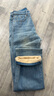 百圖（betu）女裝2025年冬季新款牛仔褲顯瘦高腰潮流直筒牛仔褲褲子女2510X07 淺牛仔藍 M 曬單實(shí)拍圖