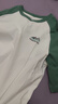 京東京造【5A級抑菌T】?jì)和疶恤短袖潮流圓領(lǐng)童裝純色薄款 白色/綠色140 曬單實(shí)拍圖