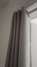 目送（musong）門(mén)簾免打孔空調隔斷簾隱私臥室擋風(fēng)遮光試衣間遮擋布簾子廁所廚房 淺灰色加厚麻絨布 【適合門(mén)寬70-115厘米】簾高200厘米 曬單實(shí)拍圖