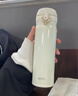 膳魔師（THERMOS）保溫杯316鋼500ml男女士水杯學(xué)生生日禮物JNL-500S漸變冰川藍 曬單實(shí)拍圖