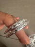 周大生幸福寶貝寶寶銀手鐲嬰兒足銀鐲一對推拉鐲周歲滿(mǎn)月生日禮物約20g 曬單實(shí)拍圖