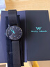 welly merck威利默克手表男士手表超薄簡(jiǎn)約商務(wù)石英腕表瑞士品牌送禮節日禮物 男款（藍針） 黑色網(wǎng)帶款 曬單實(shí)拍圖
