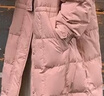 予瑾冬季女中羽絨服大毛領(lǐng)感鴨絨新款長(cháng)款白粉色韓系2024外套設計加厚 粉色 升級加厚版  XL 曬單實(shí)拍圖