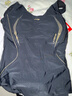 李寧（LI-NING）泳衣女士連體專(zhuān)業(yè)游泳衣大碼溫泉泳裝7552黑XXL 曬單實(shí)拍圖