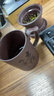 金鑲玉 宜興原礦紫砂杯 手工家用陶瓷茶水分離大容量泡茶杯功夫茶具禮盒 360ml 高升紫砂杯 曬單實(shí)拍圖