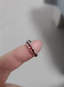 水云淼紅色耳環(huán)男士高級感痞帥耳釘養耳洞小眾設計耳扣女耳飾送男友禮物 單只 曬單實(shí)拍圖
