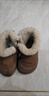 LINBUXAN女童雪地靴男寶寶棉鞋冬季兒童加厚加絨棉靴男童鞋保暖嬰兒學(xué)步鞋 駝色 18 /內長(cháng)13.5CM 曬單實(shí)拍圖