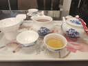 富玉陶瓷景德鎮茶具套裝中式功夫茶公道杯輕奢中國風(fēng)家用 江南韻16頭茶具 曬單實(shí)拍圖