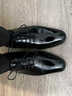 BESNOS意大利品牌商務(wù)正裝皮鞋男士真皮牛津鞋英倫風(fēng)系帶男鞋 黑色 40 曬單實(shí)拍圖