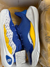 安德瑪（UNDERARMOUR）庫里CURRY 11男女情侶運動(dòng)籃球鞋3027416 藍黃色100 3026615-100 43 曬單實(shí)拍圖