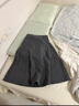 優(yōu)衣庫女裝絨面針織喇叭中裙/半身裙裙子481434 08 深灰色 M /160/68A 曬單實(shí)拍圖