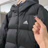 adidas舒適休閑保暖棉服男裝秋冬新款阿迪達斯官方輕運動(dòng)   黑色   M 曬單實(shí)拍圖