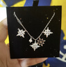 施華洛世奇（SWAROVSKI）Symbolica星星雪花項(xiàng)鏈女吊墜輕奢送女友女 鍍玫瑰金色  5494352 曬單實(shí)拍圖