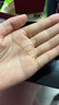 周大生黃金項鏈女5G足金素鏈鎖骨鏈生日禮物送女友 小版1.39 曬單實(shí)拍圖