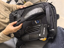 探跡者（TAJEZZO）商務(wù)出差背包男士雙肩包干濕分離旅行包通勤電腦包大容量P5 考杜拉耐磨面料 黑色（7大分區收納） 曬單實(shí)拍圖