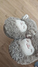 名創(chuàng  )優(yōu)品（MINISO）羊咩咩棉拖鞋女冬季包跟家居室內厚底月子毛毛拖鞋深灰38-39 曬單實(shí)拍圖