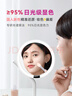AMIRO覓光化妝鏡帶燈LED智能美妝鏡 桌面臺式高清梳妝鏡 多功能便攜鏡子 生日禮物女實用Mini3極簡白 曬單實拍圖