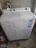 海爾半自動(dòng)洗衣機大容量家用雙缸洗衣機雙桶雙電機強勁動(dòng)力洗脫分離防鼠底座漏電保護操作簡(jiǎn)單 【新品潔凈款】12公斤+噴淋漂洗+一級能效+帶腳輪 曬單實(shí)拍圖